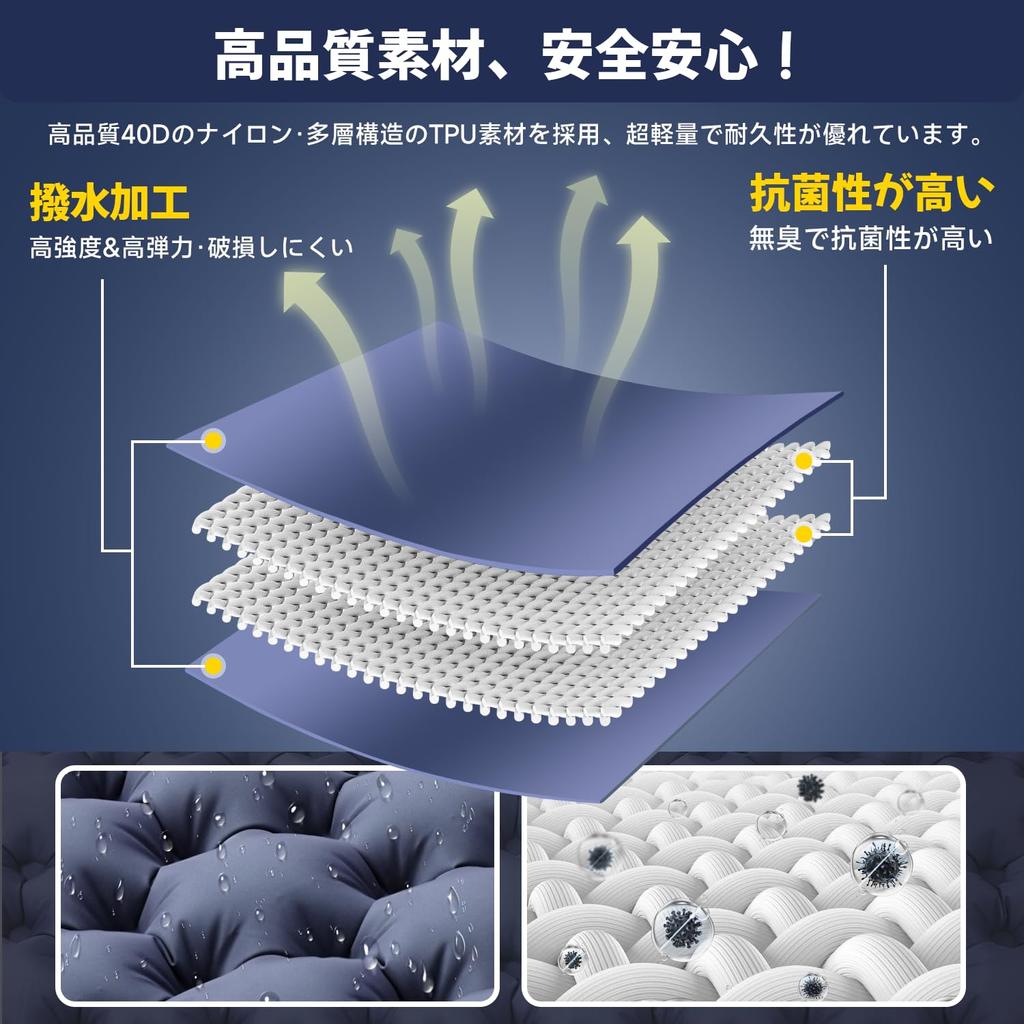 Недавно разработанный надувается в 30 Air Camping 10CM Foot Infinity Включает сон в R Value Disaster Sleeping Удобный для легкого сна в случае катастрофы
