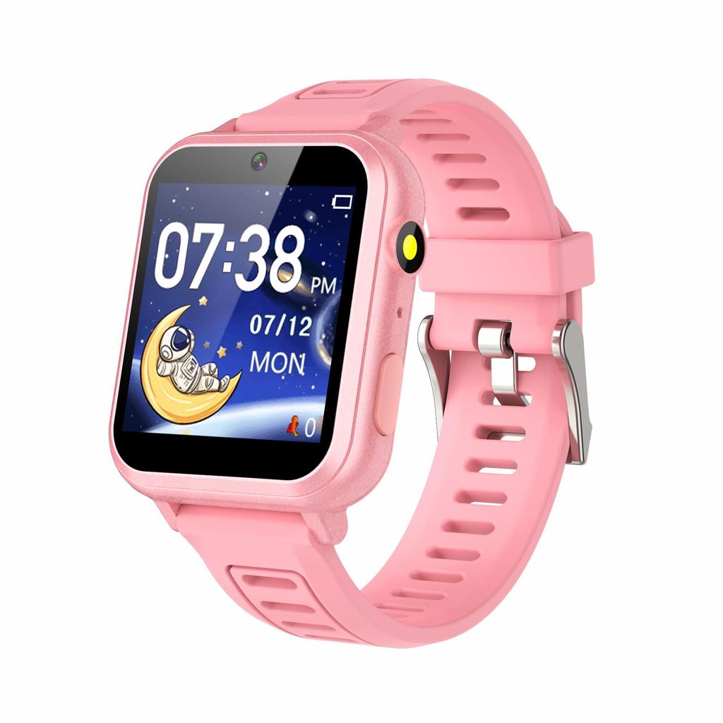 Smart Watch For Kids Pedometer With 24 Puzzle Games HD Touch Screen Camera Music Player Calculator Flashlight 12/24 Kids Watches