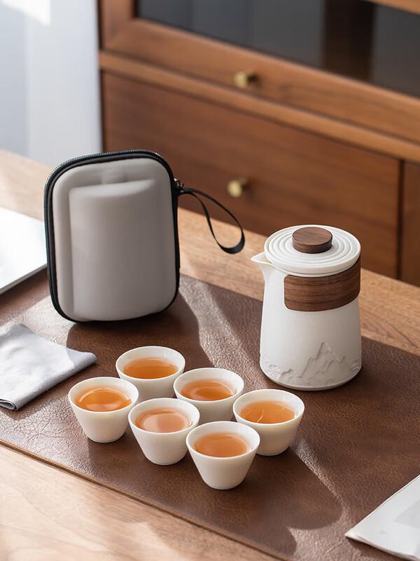 Portable Ceramic Tea Set