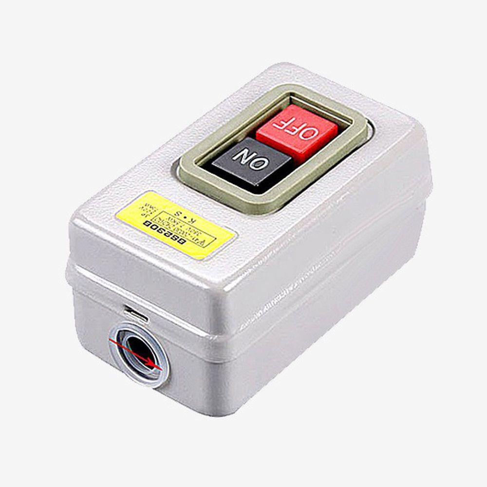 250/380V Three-phase Motor BS-211/216/230 Start Button Switch Metal Button Switch Control Box Power