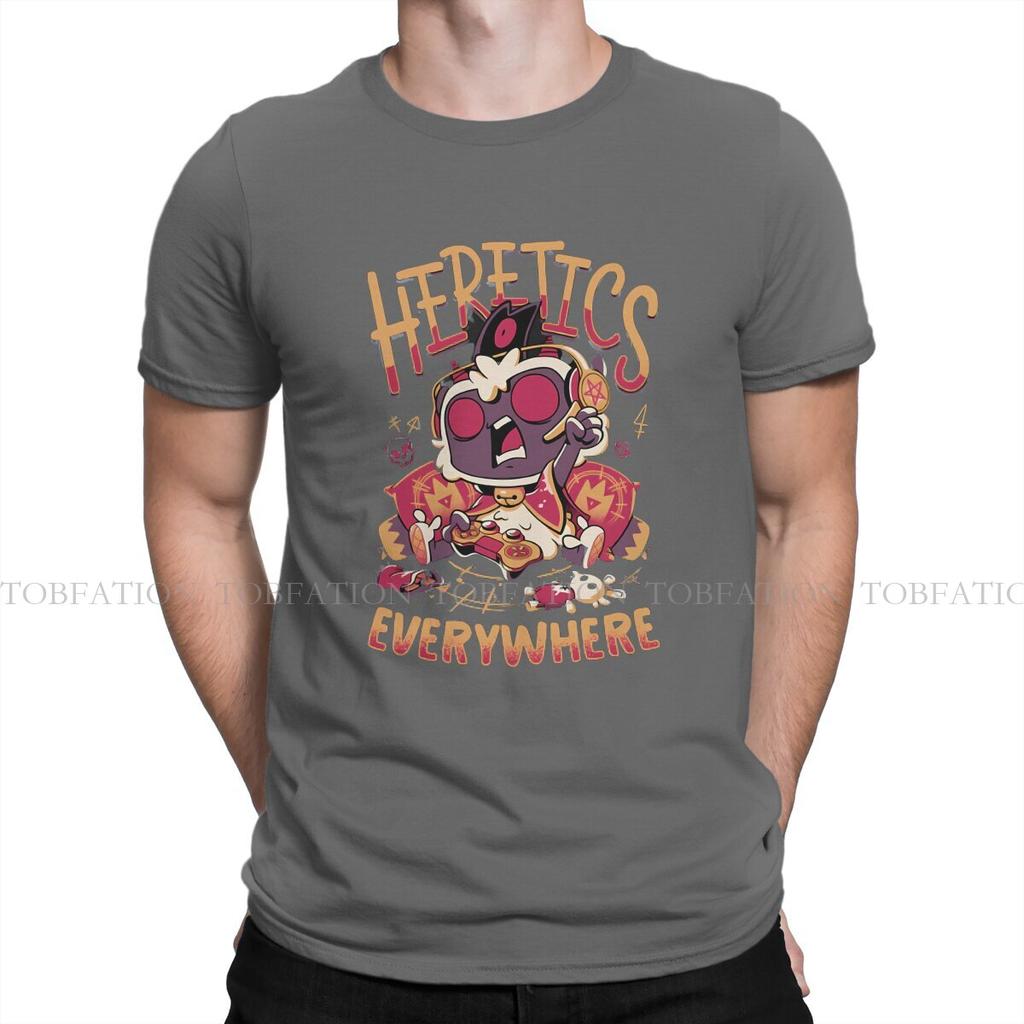 Cult Of The Lamb Goat Game Everwhere Tshirt Graphic Unisex Tops Vintage Grunge Summer Clothes 100 Cotton T Shirt