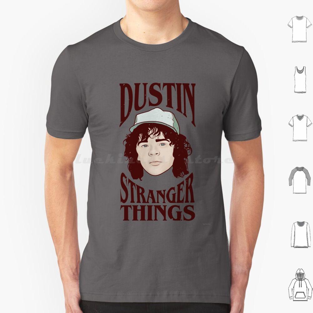 Dustin T Shirt 6xl Cotton Cool Tee Netflix Tv Shows Tv Series Mike Eleven Lucas Dustin Demodorgon Joyce Jim Nancy Jonathan