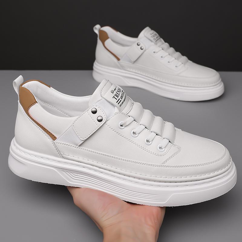 Модные мужские кроссовки в итальянском стиле, дышащая мужская модная обувь для отдыха на открытом воздухе, высококачественная мужская кожаная повседневная обувь, универсальные туфли-оксфорды