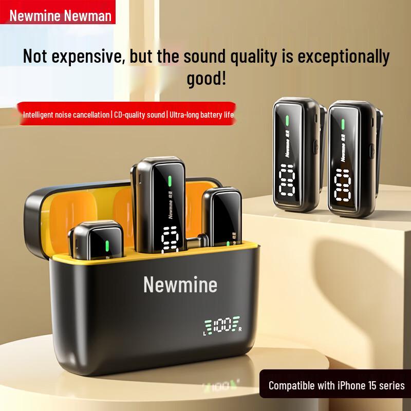 Newman MC203 Dual Wireless Lavalier Microphone System