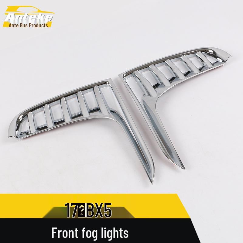 Antek BX5 Chrome Fog Light Trim for 2017 Baowo Models