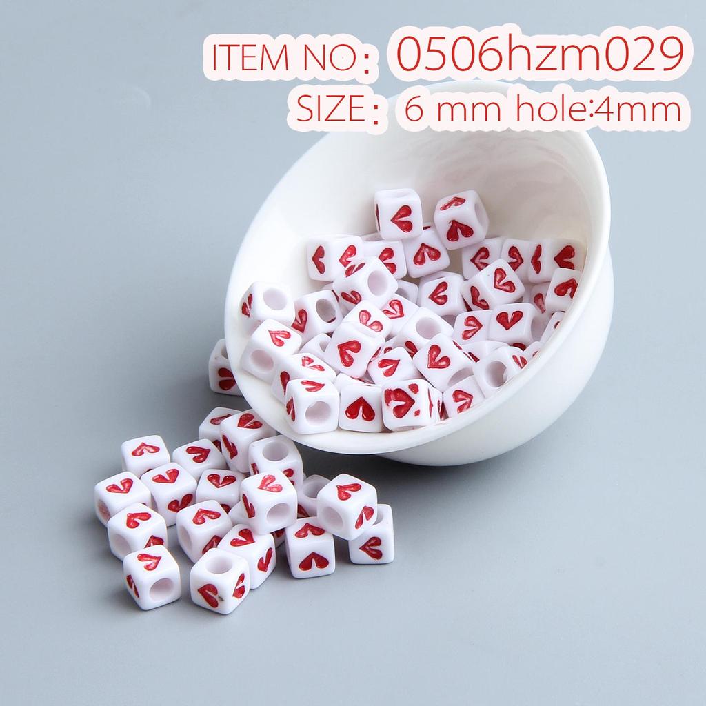10g Pack of Flat Acrylic Alphabet Beads for DIY Children's Beading and Jewelry Keychain Accessories