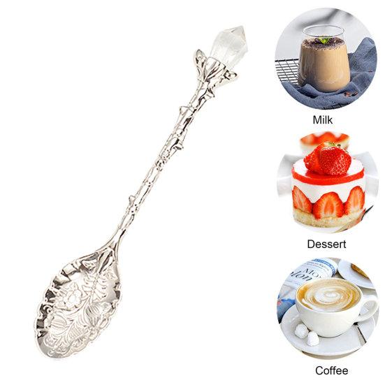 Твердая кофейная ложка, пищевая посуда из цинкового сплава