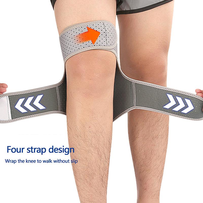 Joint Support Knee Pads Breathable Non-Slip Lift Knee Pads Care Powerful Rebound Spring Force Knee Booster Loaded Knees Brace
