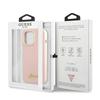 Guess Guhmp13Llslmglp Iphone 13 Pro / 13 6,1 Jasnoróżowy/Light Pink Hardcase Silicone Script Gold Logo Magsafe