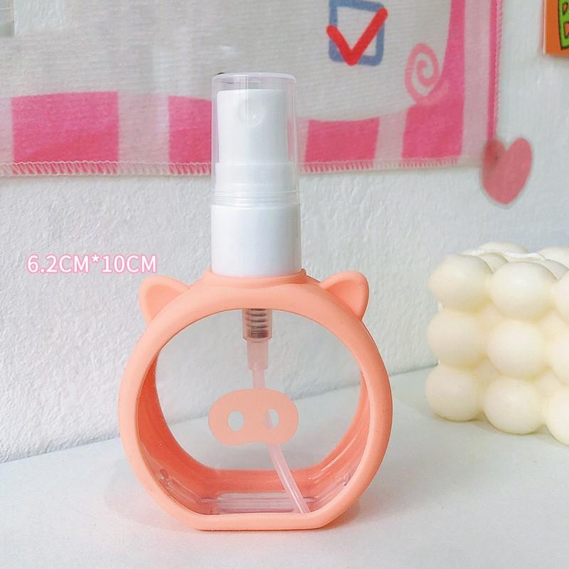 55 мл милый дорожный многоразовый флакон-спрей алкоголь пустой контейнер косметика портативный мультяшный распылитель духов увлажнение