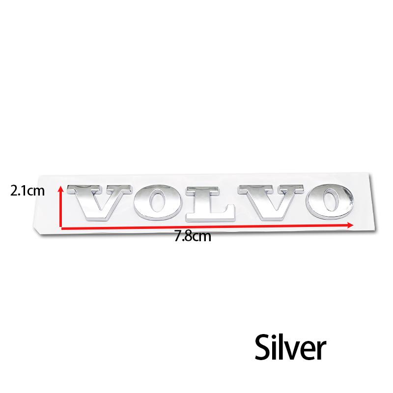 Новая ABS Наклейка с Буквами для Автомобиля VOLVO Наклейка с Логотипом на Багажник для Volvo XC60 XC90 S60 S80 S60L V40 V60 T5 T6 AWD Аксессуары для Стайлинга Автомобиля