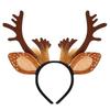 Reindeer Headband Adult Cute Realistic Deer Antlers Headband Animal Ears Headband For Cosplay Deer Costume Christmas Accessories