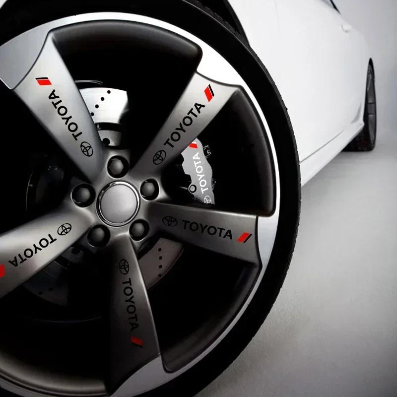 4 шт./комплект Наклейка на ручку двери автомобиля Для Toyota RAV4 Camry Corolla Levin Yaris Reiz Vios Highlander CHR Avalon Автоаксессуары