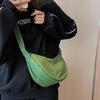 Простая Сумка через плечо для женщин Нейлоновая Сумка на плечо Сумка-пельмень Сумка-портфель