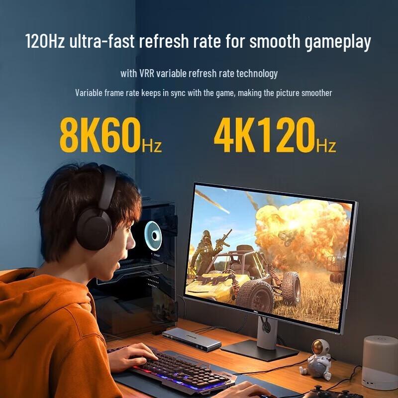 Ugreen HDMI Матричный коммутатор CM515 4 входа 2 выхода 2.1
