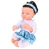 18inch Lifelike Reborn Dolls Soft Vinyl Washable Beautiful Clothes Baby Doll Toys with Milk Bottle