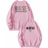 Универсальная женская толстовка с европейским принтом спереди и сзади 'Nurse Inspire Love Heal'
