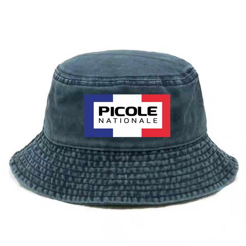 Панама Picole Nationale Шляпа-ведро Потертые Шляпы Кепка Стирка Унисекс Ретро Для улицы Летняя Кепка Picole Шляпа-боб Шляпы Панама