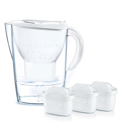 Фильтр-кувшин для воды BRITA 1,4 л, Marella Cool Стартовый набор с 3 картриджами Maxtra Plus [Японская спецификация, Официальный японский продукт]