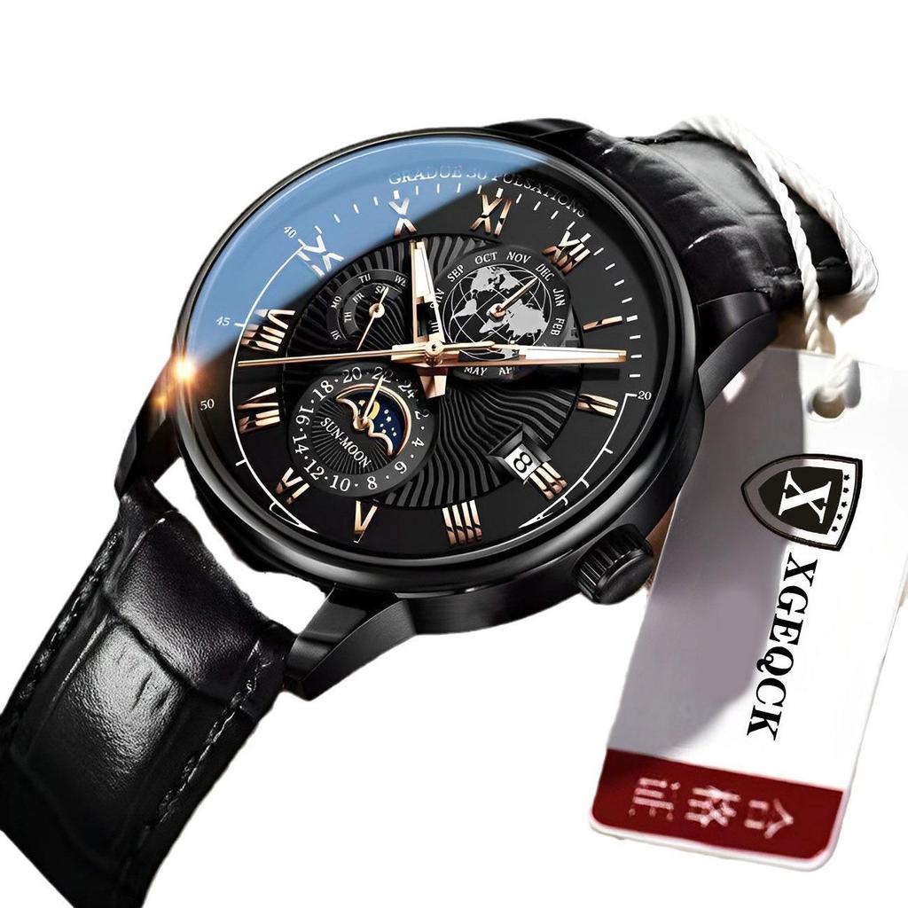 Мужские модные кварцевые спортивные часы с календарем и функциями водонепроницаемости — идеальный вариант для старшеклассников и бизнесменов.