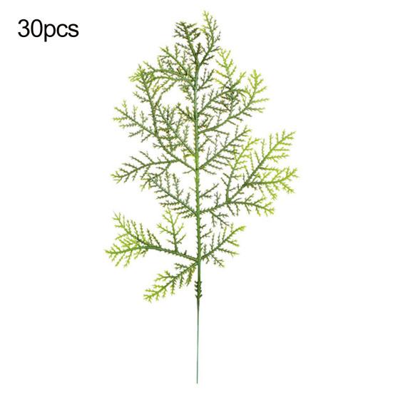 30 шт. искусственные сосновые ветки без полива многоразовые реалистичные искусственные растения для рождественского украшения дома