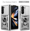 Чехол для Samsung Z Fold4 Чехол Galaxy Z Fold 5 Чехол Galaxy Z Fold 6 Магнитный держатель Бронированный чехол для телефона Защита камеры сдвижной Задняя крышка