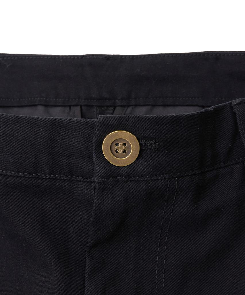 HOOVES Fade Cotton One-Pleat Pants [Black]