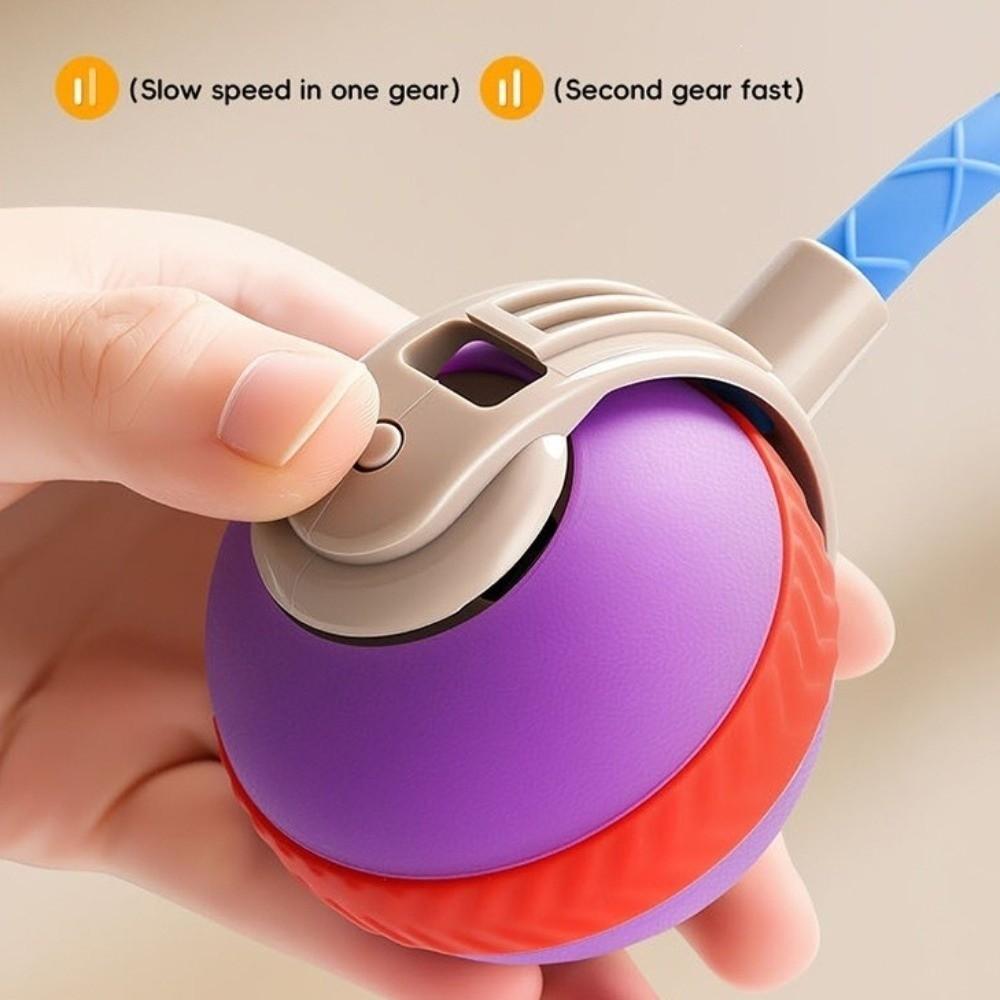 Adjustable Cat Teaser Ball Small Tail Electric Cat Teaser Interactive Cat Toys Energy-Consuming