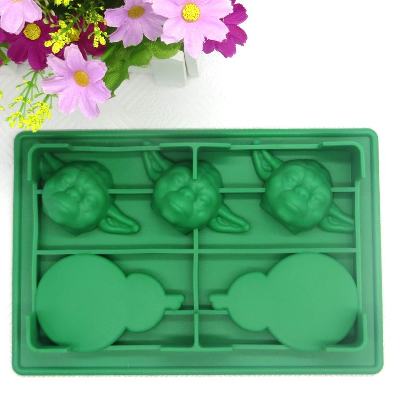 Формы для украшения тортов Силиконовые формы для выпечки Шоколад Конфеты Желейный десерт Кубик льда для Звездных форм Войны