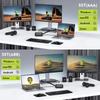 Разветвитель Type-C на HDMI+DP 1x2 для ноутбука MST Дисплей на два экрана Один вход два выхода
