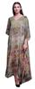 Butterflies & Floral Long Caftan Maxi Dress Beach Swimwear Cover Up Womens