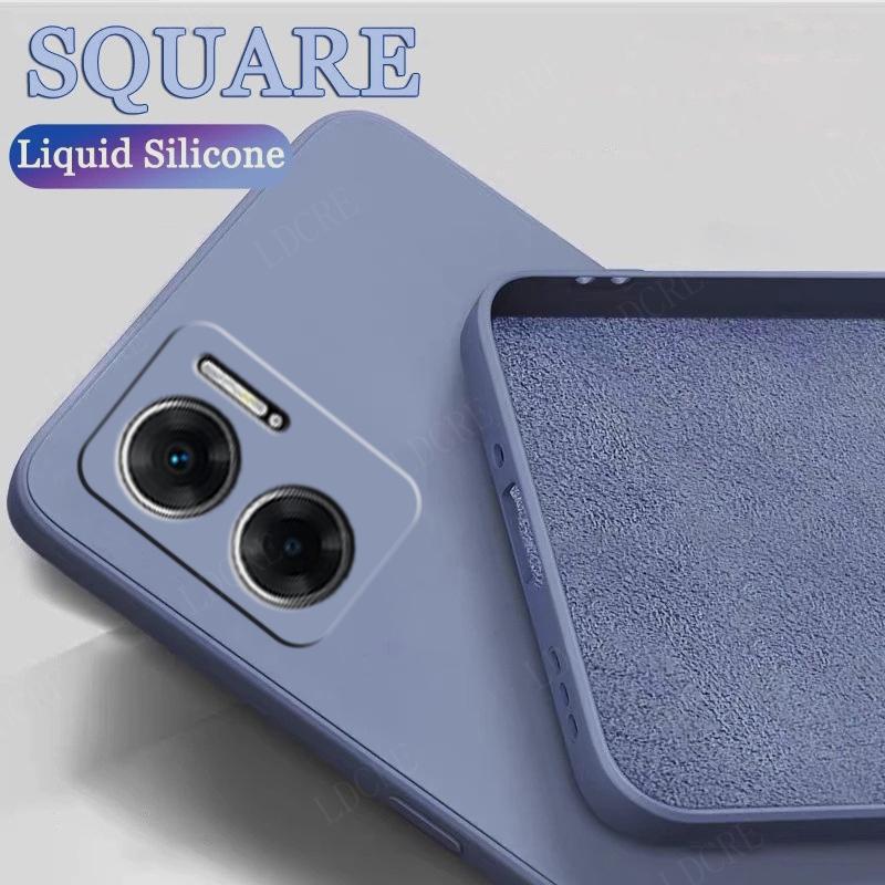 For Redmi 10 5G Case Cover Xiaomi Redmi 10 5G Capas Liquid Silicone Back Shockproof Soft TPU Case For Redmi 10 5G Fundas 6.58"