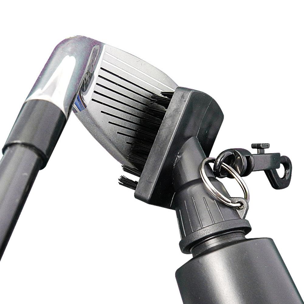 Tool With Snap Clips Golf Groove Cleaner Golf Club Brush Groove Cleaning Brush Hair Club Brush