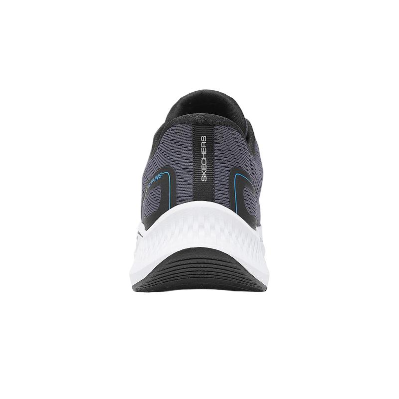 Skechers Идите комфортно Универсальные Прочные Дышащие Низкие Беговые Кроссовки Мужские кроссовки Серый Черный 220880-CCBK
