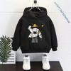 One Piece Luffy New Cartoon Kids Hoodie Y2K Street Style Casual Anime Pullover Hooded Sweatshirt Comfortable Daily Outfit