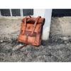 Men's New Real Leather Rucksack Backpack Goat Travel Genuine Vintage Laptop Bag