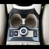 Для Nissan X-Trail Xtrail T32 Rogue 2014 2015 2016 2017 2018- ABS Углеродное волокно Передняя крышка держателя для напитков Наклейка на интерьер