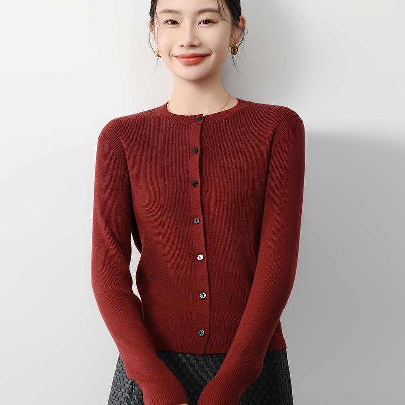 Женский легкий кардиган из 50% шерсти и 50% шелка Mulberry — универсальный трикотаж на все 4 сезона для комфорта и стиля в любое время года