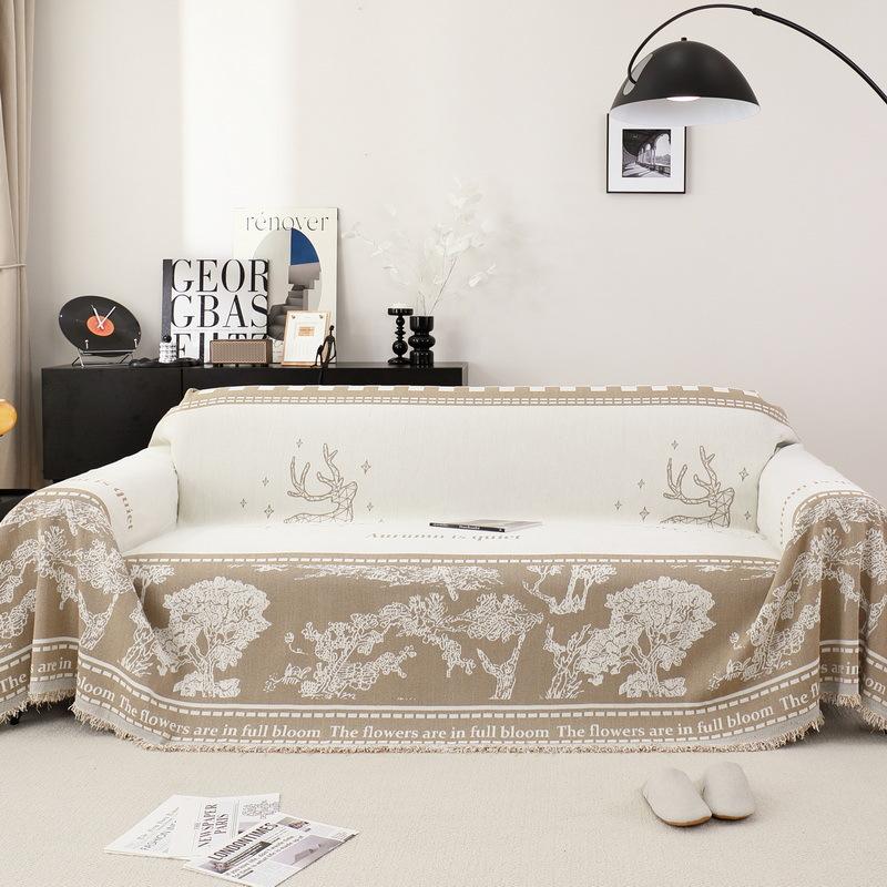 Полотенце для дивана из синели, универсальный универсальный чехол для дивана Four Seasons, пылезащитный чехол, цельный диван, большой тканевый чехол, подушка