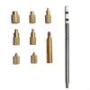 Инструмент для вставки термозаклепок для 3D-печати, латунный адаптер M8, портативный инструмент для термозаклепывания для паяльника SH72 и SH73