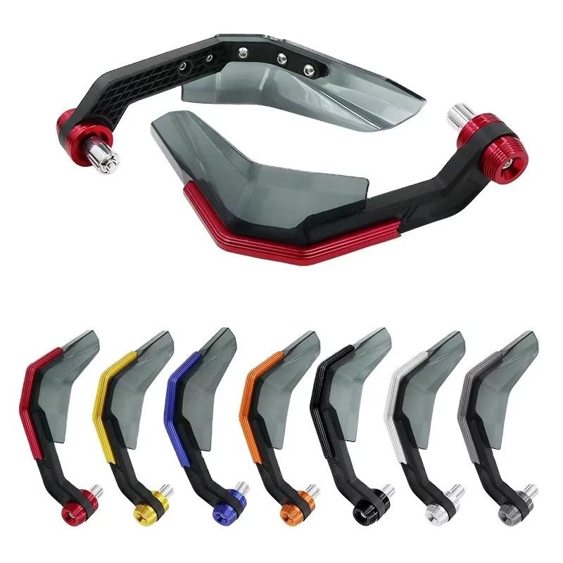 Ветрозащитная универсальная защита руля 7/8" для мотоцикла, скутера, горного электровелосипеда, защита тормозного рычага с алюминиевым ребром жесткости