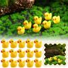100pcs Mini Resin Duck Accessories Micro Ornaments