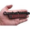 1pc Combat Veteran Edition Emblems 3D Raised Decals Exterior Truck Stickers Fender Veteran Badges Replacement for F150 F250 F350 Chevy Silverado 1500