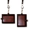 AGILITY affa "Reel ID Holder" with reel, leather ID card case, genuine cowhide leather