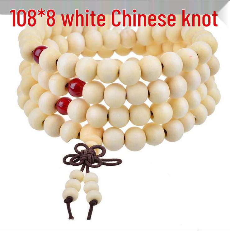 Браслет из 108 бусин сандалового дерева - Модный дизайн в три ряда для женщин