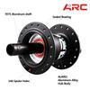 Втулка для велосипеда ARC Cube MT088 MTB, 32 отверстия, 6 зацепов, 180 щелчков, для велосипеда Mtb, передняя 9/15x100, задняя 10x135 12x142, втулки для велосипеда 8-12V