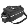 Insulated Bicycle Rear Rack Bag with Reflective Stripes Bike Trunk Bag  Bike Rear Seat