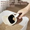 Cat Litter Scoop with Holder 3-in-1 Pet Litter Shovel with Waste Can