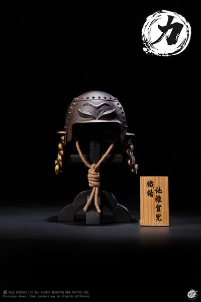 POPTOYS 1/6 Scale Figure: Ashigaru Trio, Part 1: Rikiashigaru EX044 Ashigaru, Iron Rust Saika Hachikabuto, Samurai