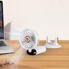 Compact Handheld Fan with Digital Display - Portable Cooling Solution